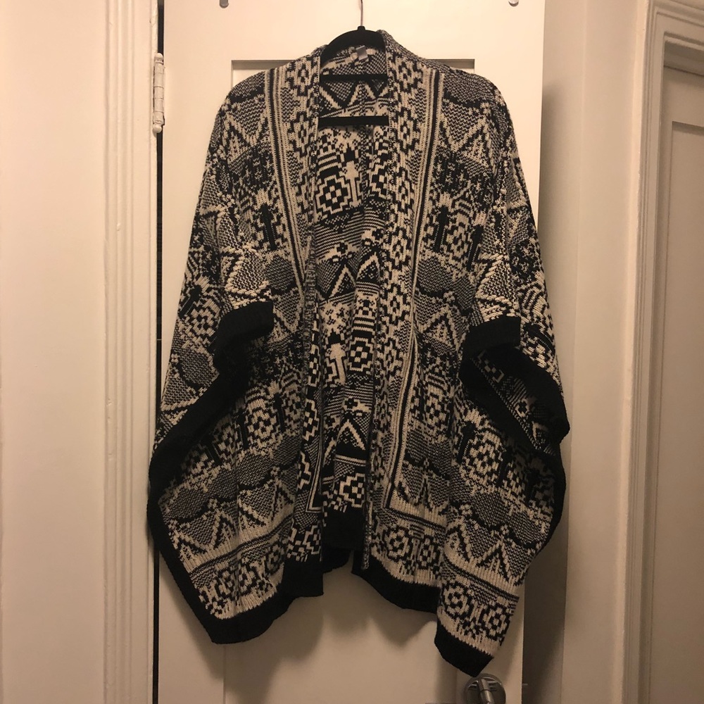 Oversized Poncho Sweater